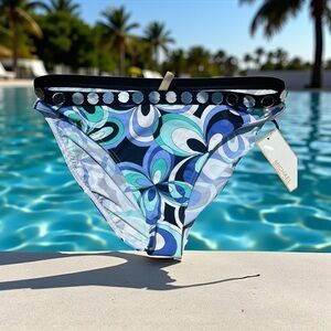 MICHAEL Michael Kors Blue Patterned Bikini Briefs